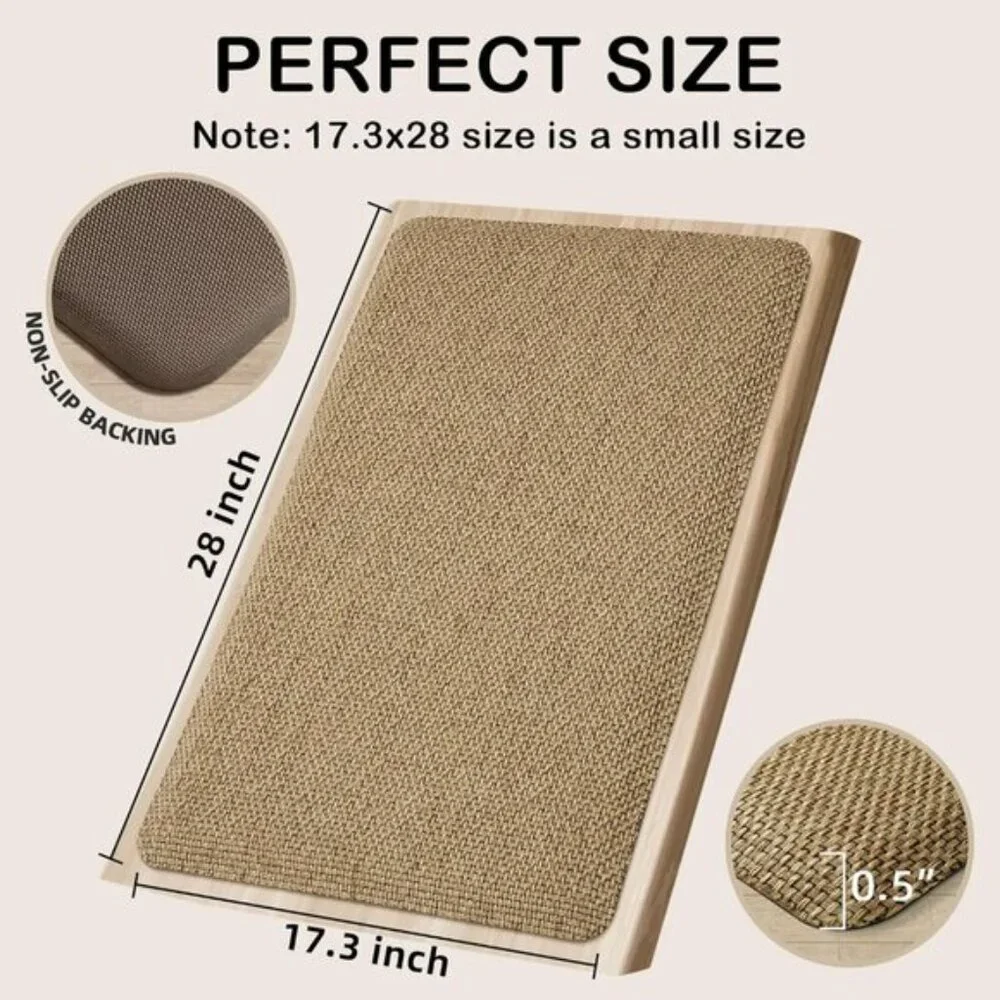 Cushioned Kitchen Mat, Non-Slip Anti-Fatigue Memory Foam Rug for Home & Office